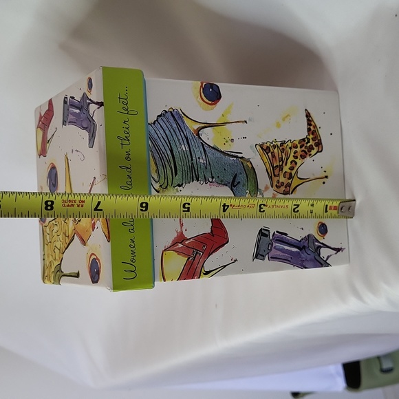 Pretty High Heel Decor Box Belks 2007? Empty Box for storage 5 x 7 inches - Picture 9 of 10